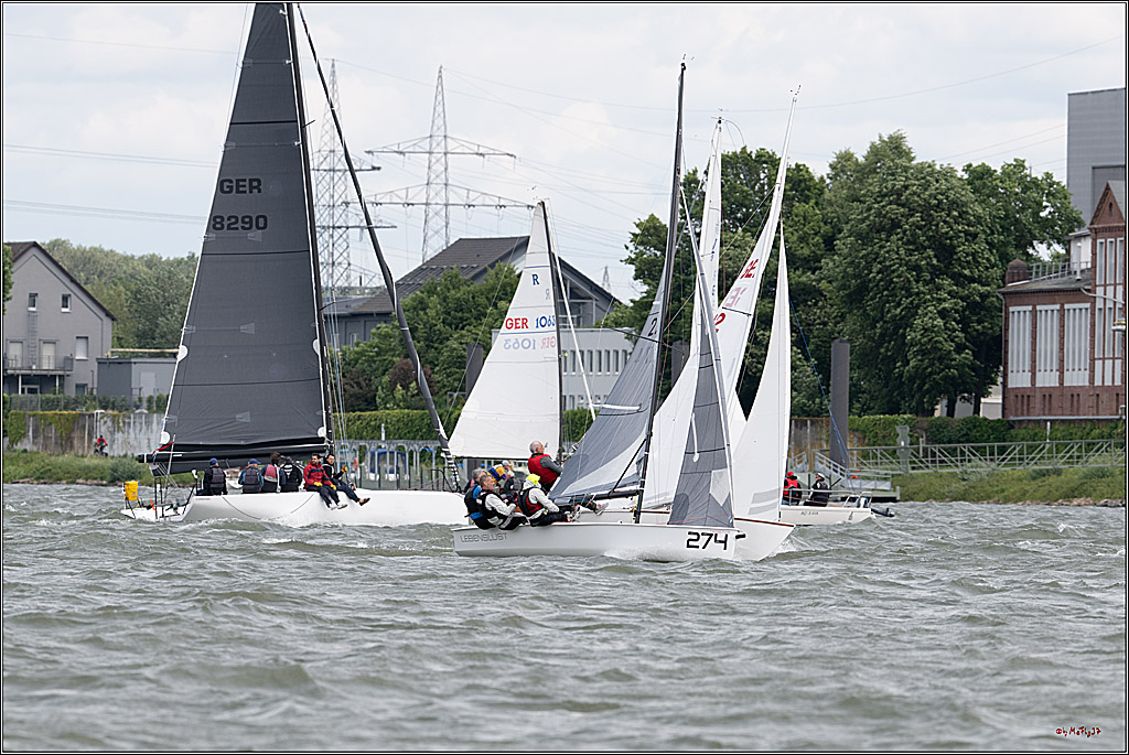 Rheinwoche 2025 1. Regattatag, 08.06.2025