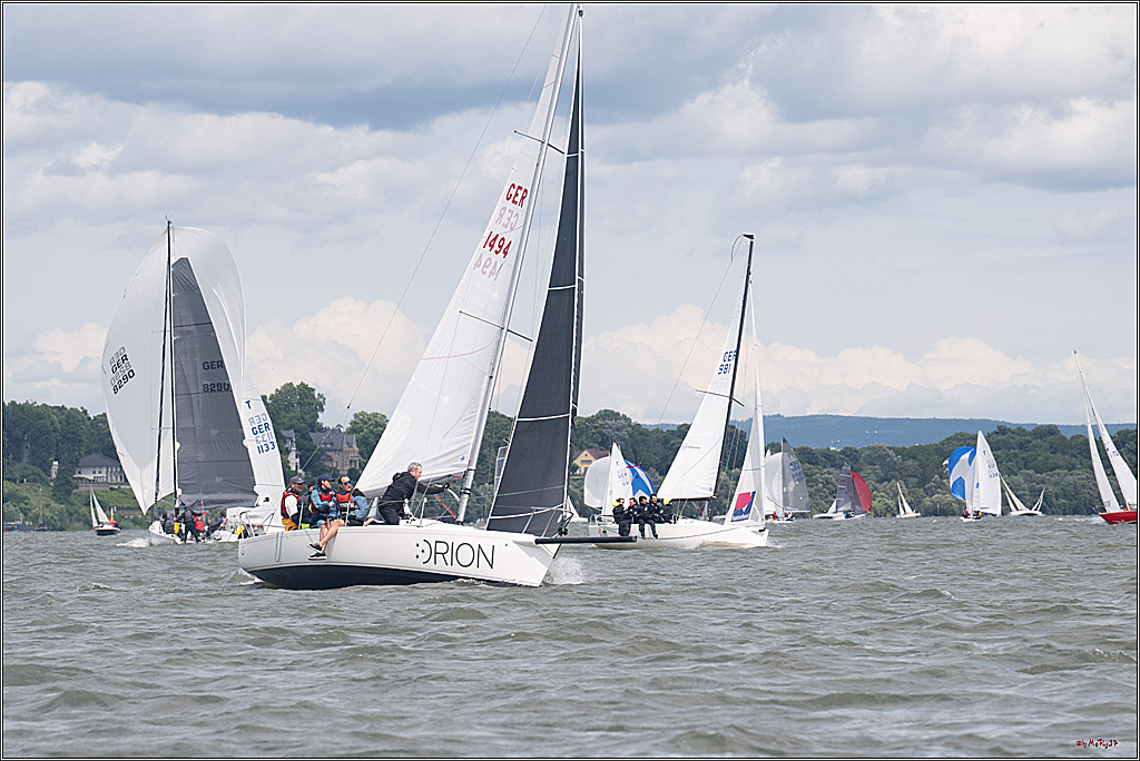 Rheinwoche 2025 1. Regattatag, 08.06.2025