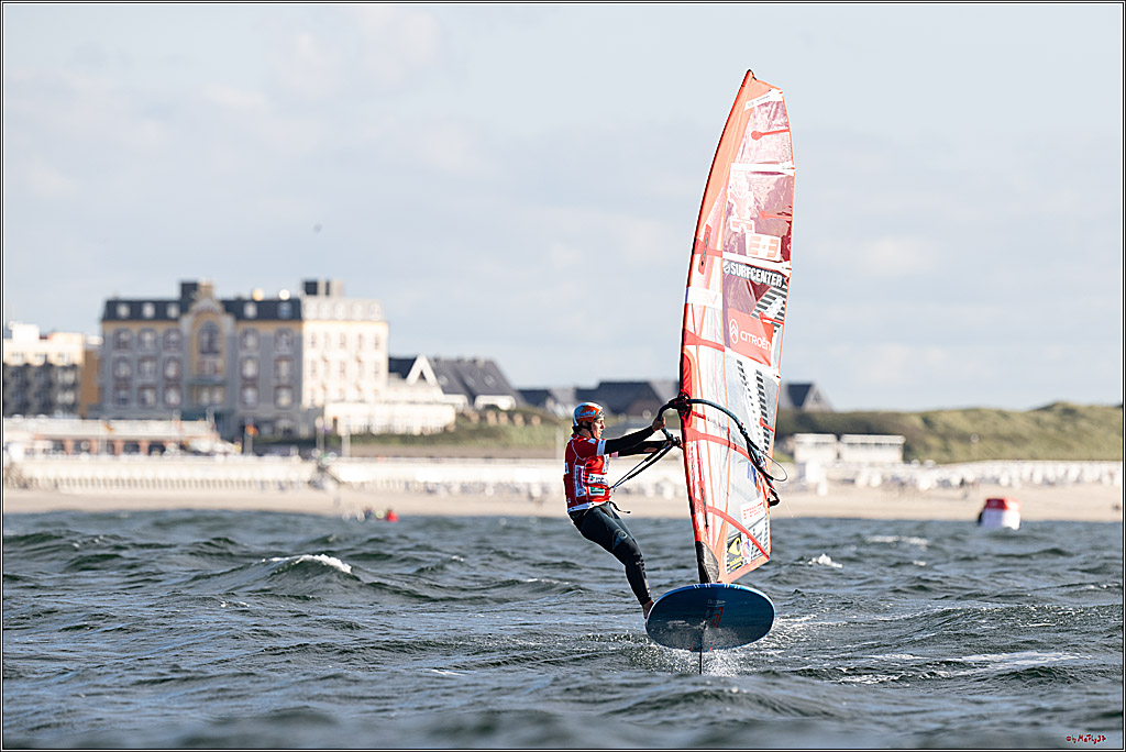 PWA 2024 - Slalom Foil - Man and Woman; Sylt, 02.10.2024