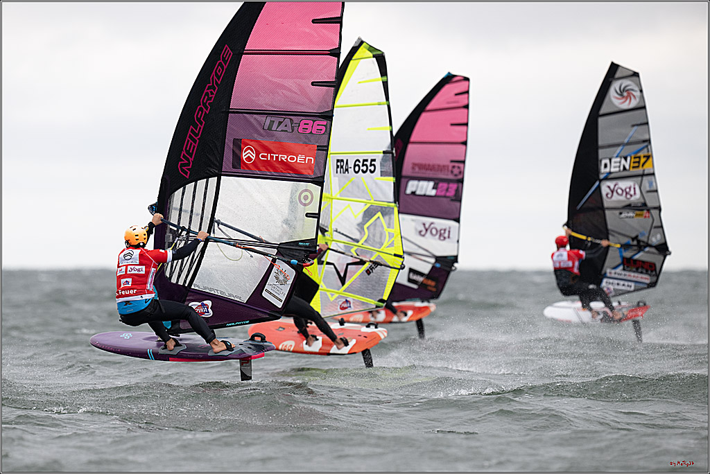 PWA 2024 - Slalom Foil - Man and Woman; Sylt, 01.10.2024