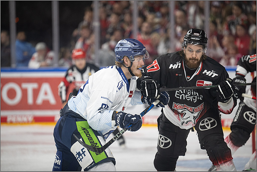 PENNY DEL 1; Koelner Haie - Straubing Tigers; Koeln, 19.10.2025