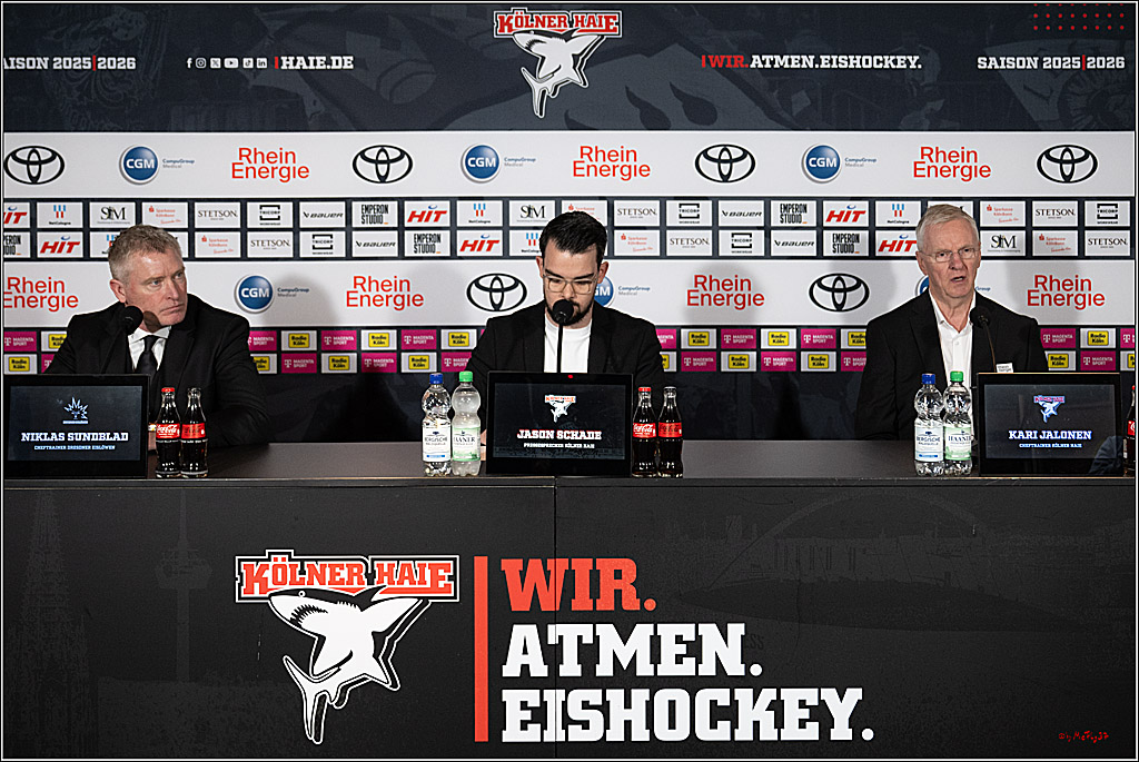 PENNY DEL 1; Kölner Haie - Dresdner Eislöwen; Köln, 16.11.2025