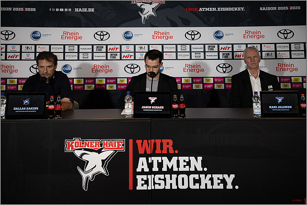 PENNY DEL 1; Kölner Haie - Adler Mannheim; Köln, 14.12.2025