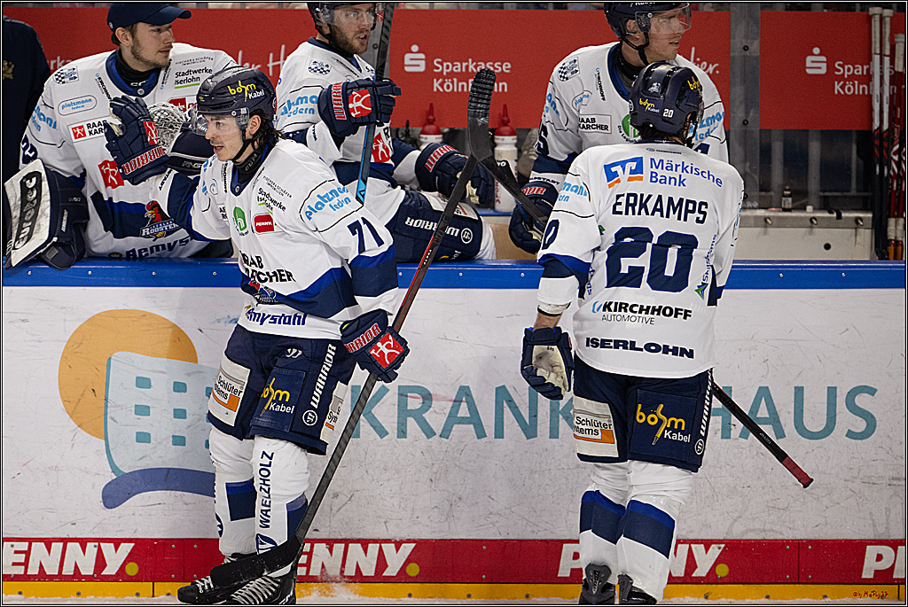 PENNY DEL 1; Kölner Haie - Iserlohn Roosters; Köln, 18.01.2026