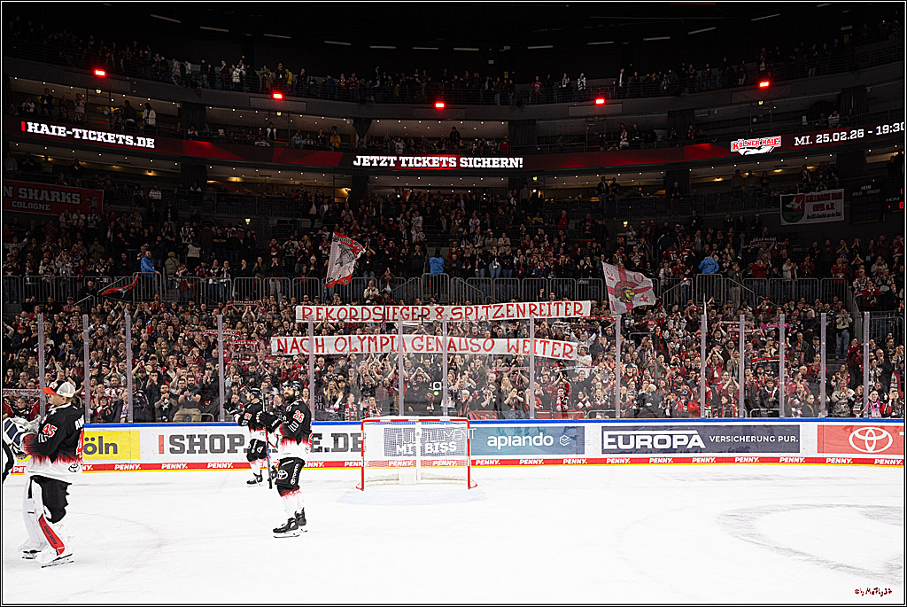 PENNY DEL 1; Kölner Haie - Löwen Frankfurt ; Köln, 27.01.2026