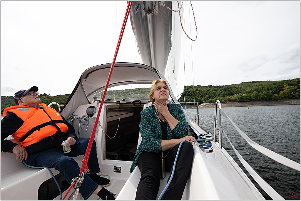 Segeln mit Skipper auf dem Rursee zum 85. von Vatern; Eschauel, 04.09.2025
