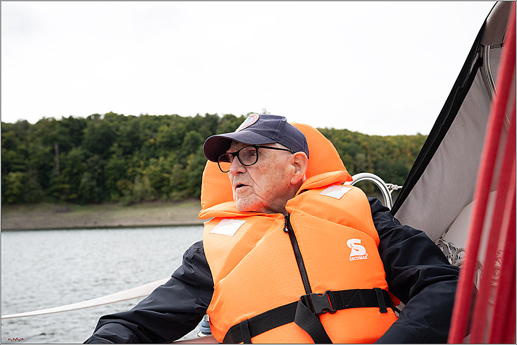 Segeln mit Skipper auf dem Rursee zum 85. von Vatern; Eschauel, 04.09.2025