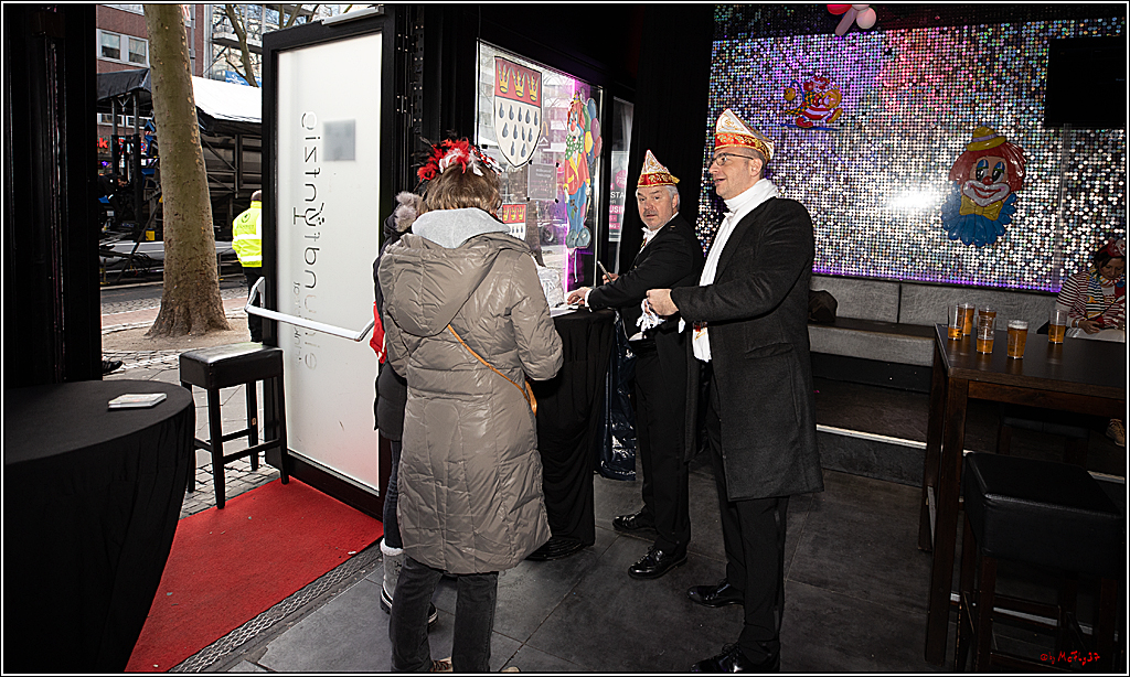 1.Stassenbahnsitzung Rosenmontagszug 2023 - Club Einundfünfzig; Koeln, 20.02.2023
