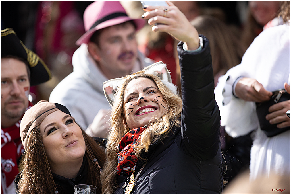 1.Stassenbahnsitzung Rosenmontagszug 2023 - Club Einundfünfzig; Koeln, 20.02.2023