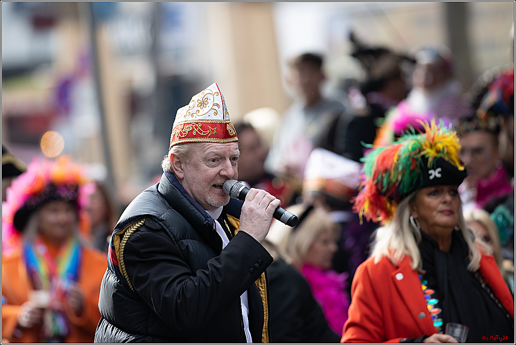 1.Stassenbahnsitzung Rosenmontagszug 2023 - Club Einundfünfzig; Koeln, 20.02.2023