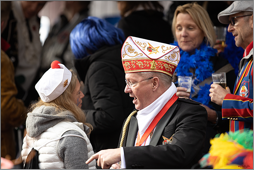 1.Stassenbahnsitzung Rosenmontagszug 2023 - Club Einundfünfzig; Koeln, 20.02.2023
