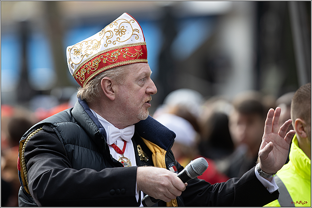 1.Stassenbahnsitzung Rosenmontagszug 2023 - Club Einundfünfzig; Koeln, 20.02.2023