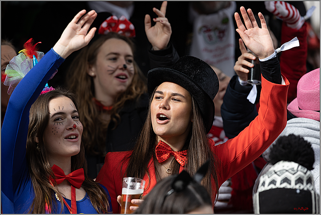 1.Stassenbahnsitzung Rosenmontagszug 2023 - Club Einundfünfzig; Koeln, 20.02.2023
