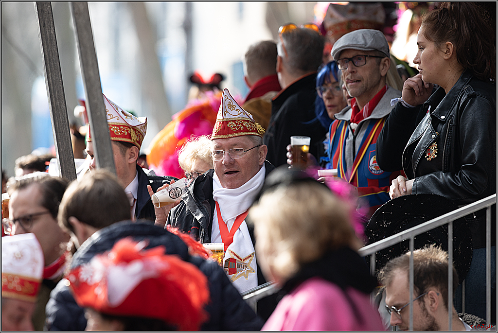 1.Stassenbahnsitzung Rosenmontagszug 2023 - Club Einundfünfzig; Koeln, 20.02.2023