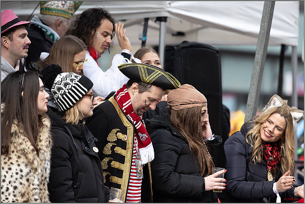 1.Stassenbahnsitzung Rosenmontagszug 2023 - Club Einundfünfzig; Koeln, 20.02.2023