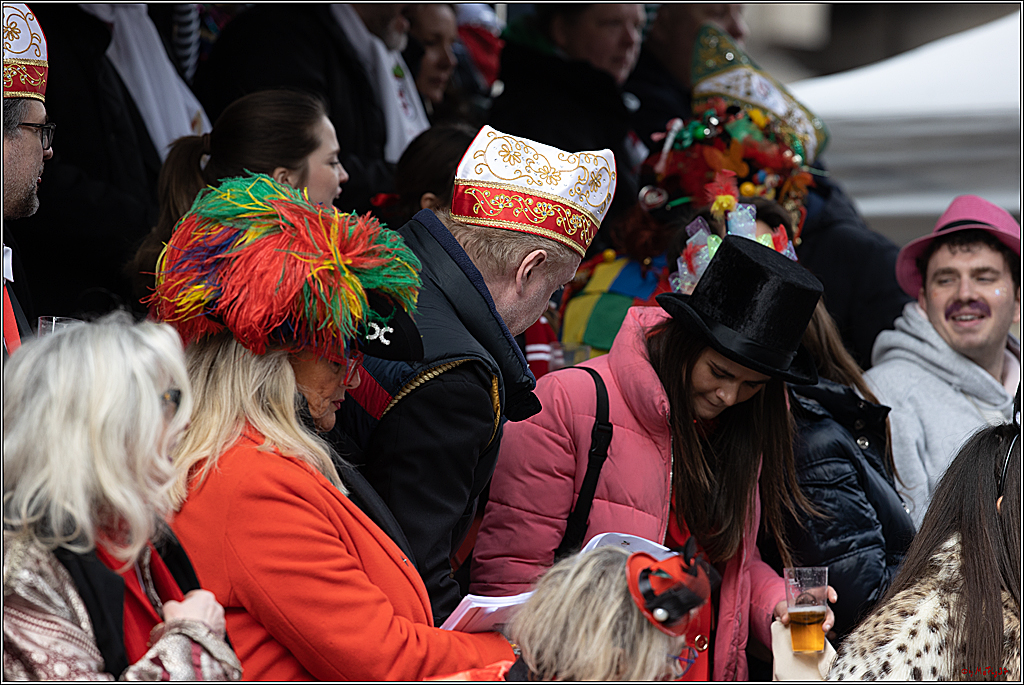 1.Stassenbahnsitzung Rosenmontagszug 2023 - Club Einundfünfzig; Koeln, 20.02.2023