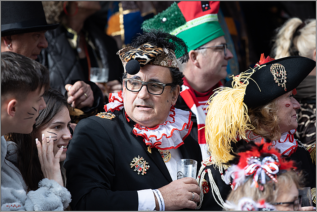 1.Stassenbahnsitzung Rosenmontagszug 2023 - Club Einundfünfzig; Koeln, 20.02.2023