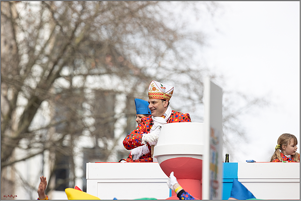1.Stassenbahnsitzung Rosenmontagszug 2023 - Club Einundfünfzig; Koeln, 20.02.2023
