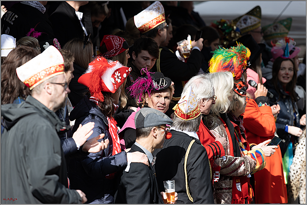 1.Stassenbahnsitzung Rosenmontagszug 2023 - Club Einundfünfzig; Koeln, 20.02.2023