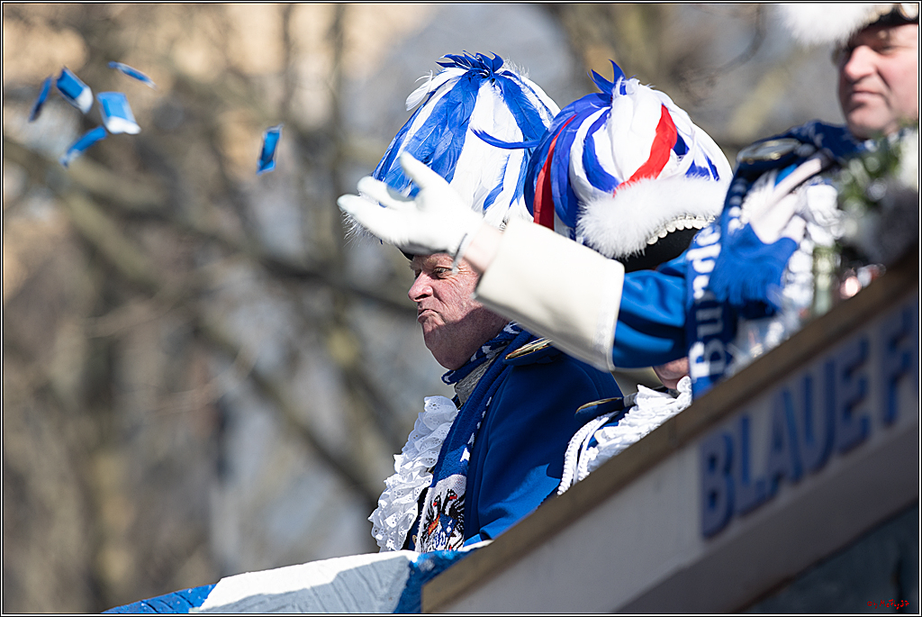 1.Stassenbahnsitzung Rosenmontagszug 2023 - Club Einundfünfzig; Koeln, 20.02.2023