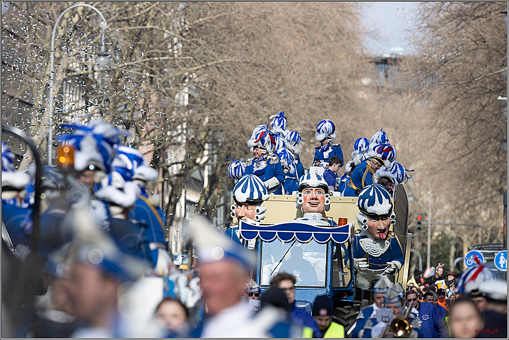 1.Stassenbahnsitzung Rosenmontagszug 2023 - Club Einundfünfzig; Koeln, 20.02.2023