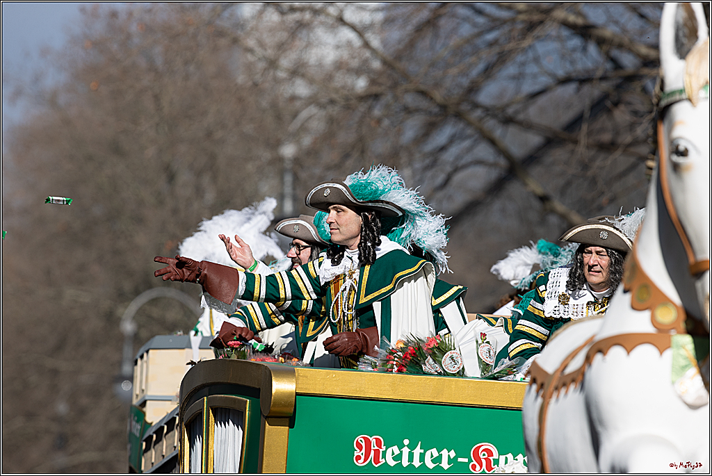 1.Stassenbahnsitzung Rosenmontagszug 2023 - Club Einundfünfzig; Koeln, 20.02.2023