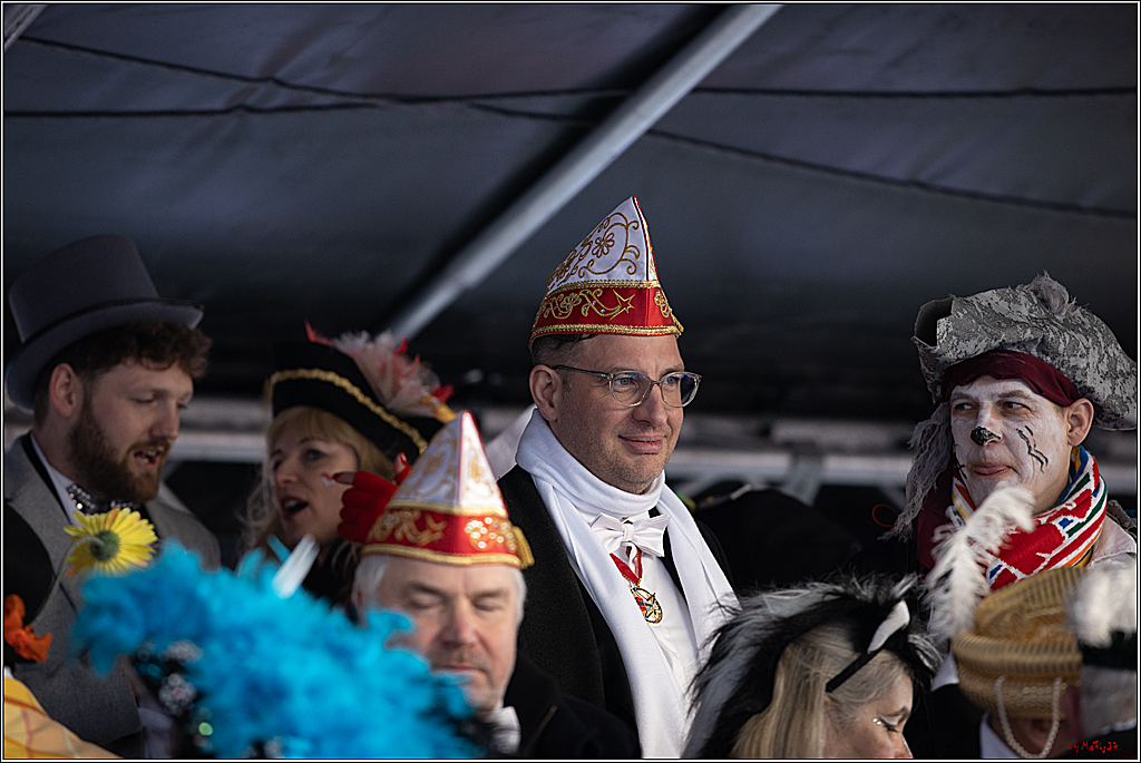 1.Stassenbahnsitzung Rosenmontagszug 2023 - Club Einundfünfzig; Koeln, 20.02.2023