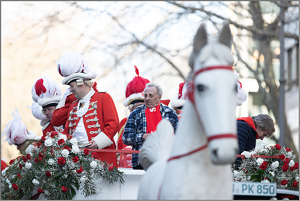 1.Stassenbahnsitzung Rosenmontagszug 2023 - Club Einundfünfzig; Koeln, 20.02.2023