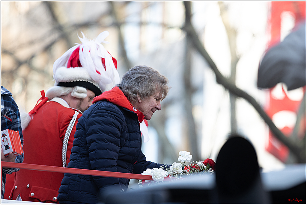 1.Stassenbahnsitzung Rosenmontagszug 2023 - Club Einundfünfzig; Koeln, 20.02.2023