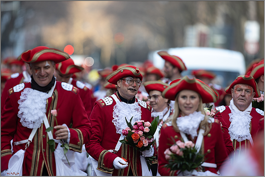 1.Stassenbahnsitzung Rosenmontagszug 2023 - Club Einundfünfzig; Koeln, 20.02.2023