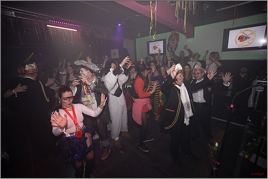 1.Stassenbahnsitzung Rosenmontagszug 2023 - Club Einundfünfzig; Koeln, 20.02.2023