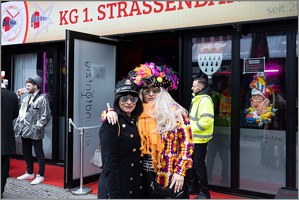 1.Stassenbahnsitzung Rosenmontagszug 2023 - Club Einundfünfzig; Koeln, 20.02.2023