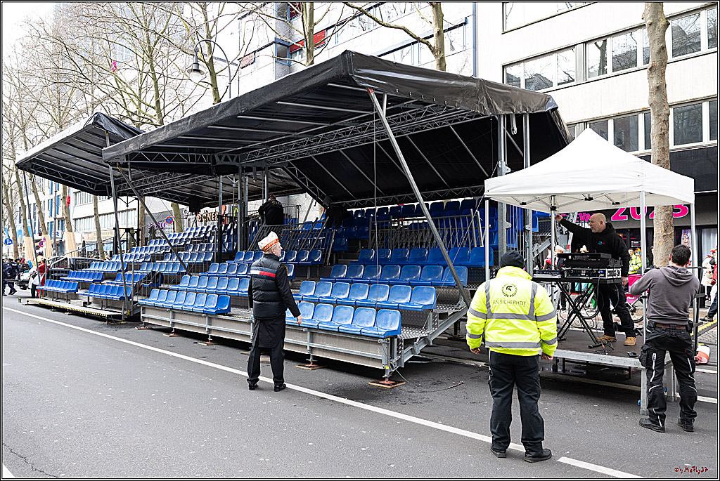 1.Stassenbahnsitzung Rosenmontagszug 2023 - Club Einundfünfzig; Koeln, 20.02.2023