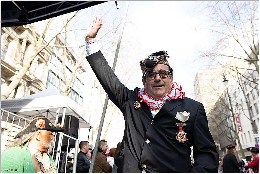 1.Stassenbahnsitzung Rosenmontagszug 2023 - Club Einundfünfzig; Koeln, 20.02.2023