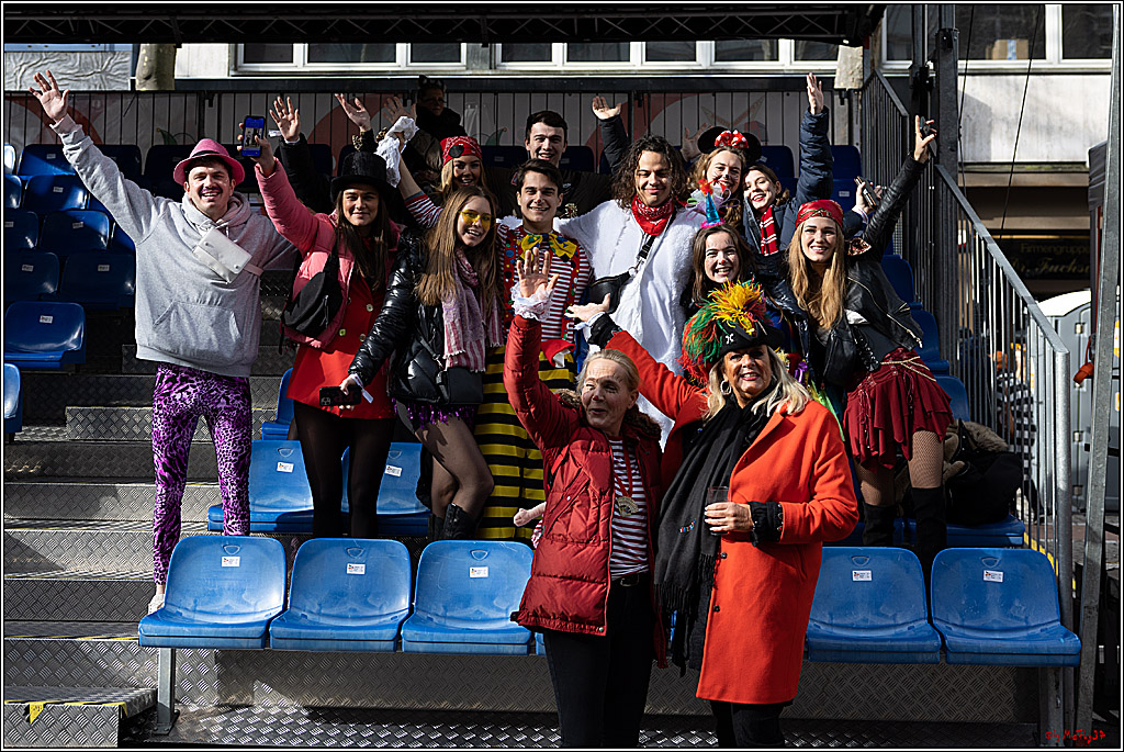 1.Stassenbahnsitzung Rosenmontagszug 2023 - Club Einundfünfzig; Koeln, 20.02.2023