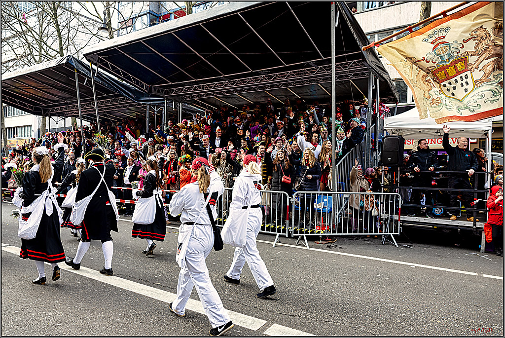 1.Stassenbahnsitzung Rosenmontagszug 2023 - Club Einundfünfzig; Koeln, 20.02.2023