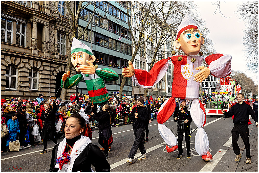 1.Stassenbahnsitzung Rosenmontagszug 2023 - Club Einundfünfzig; Koeln, 20.02.2023