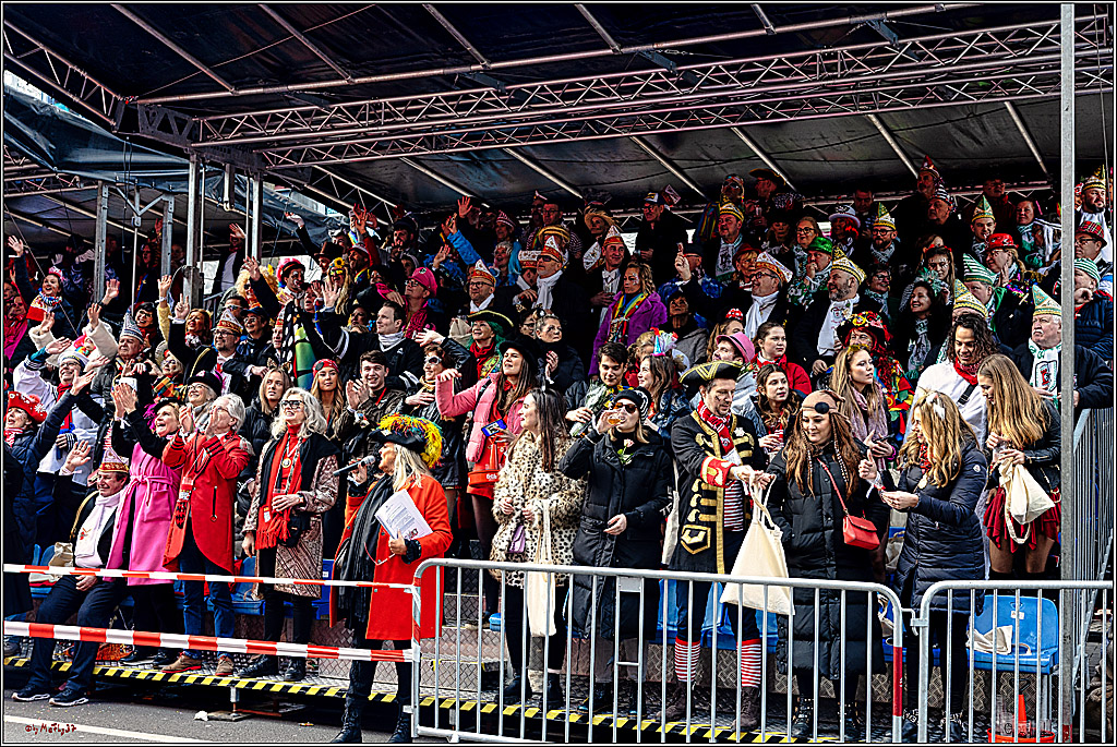 1.Stassenbahnsitzung Rosenmontagszug 2023 - Club Einundfünfzig; Koeln, 20.02.2023