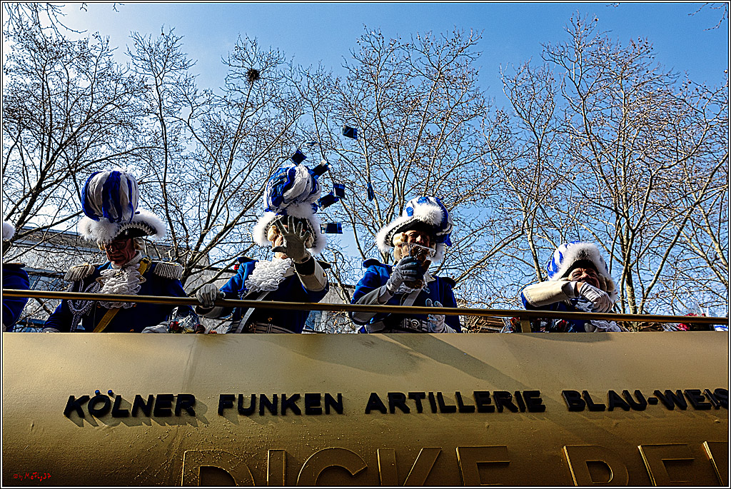 1.Stassenbahnsitzung Rosenmontagszug 2023 - Club Einundfünfzig; Koeln, 20.02.2023