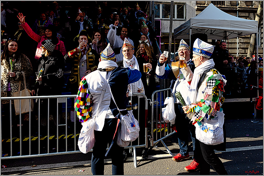 1.Stassenbahnsitzung Rosenmontagszug 2023 - Club Einundfünfzig; Koeln, 20.02.2023