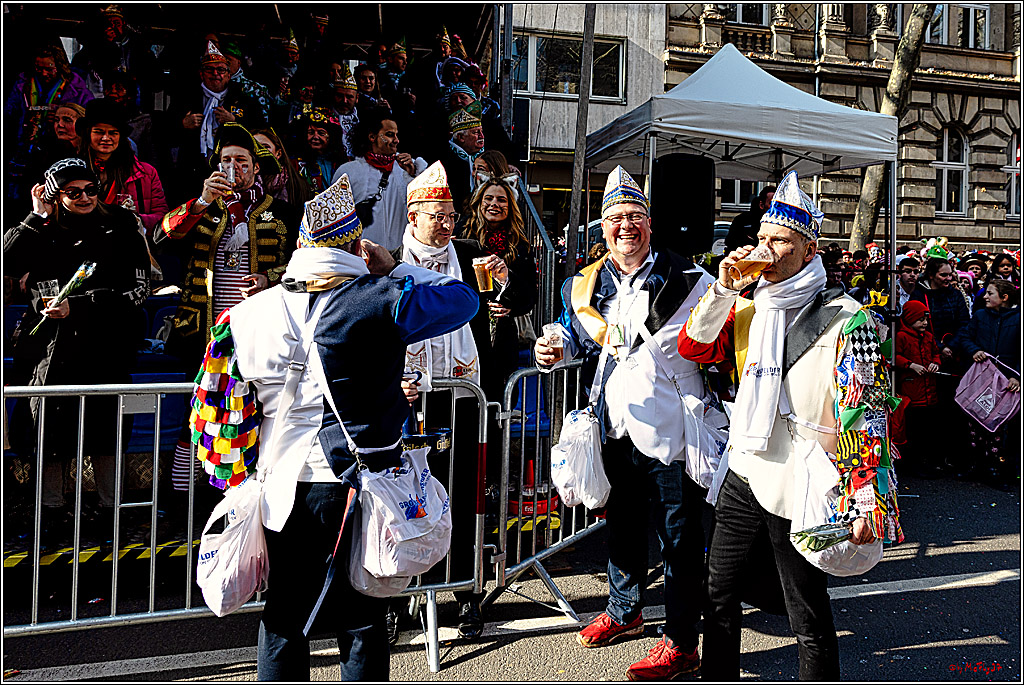 1.Stassenbahnsitzung Rosenmontagszug 2023 - Club Einundfünfzig; Koeln, 20.02.2023