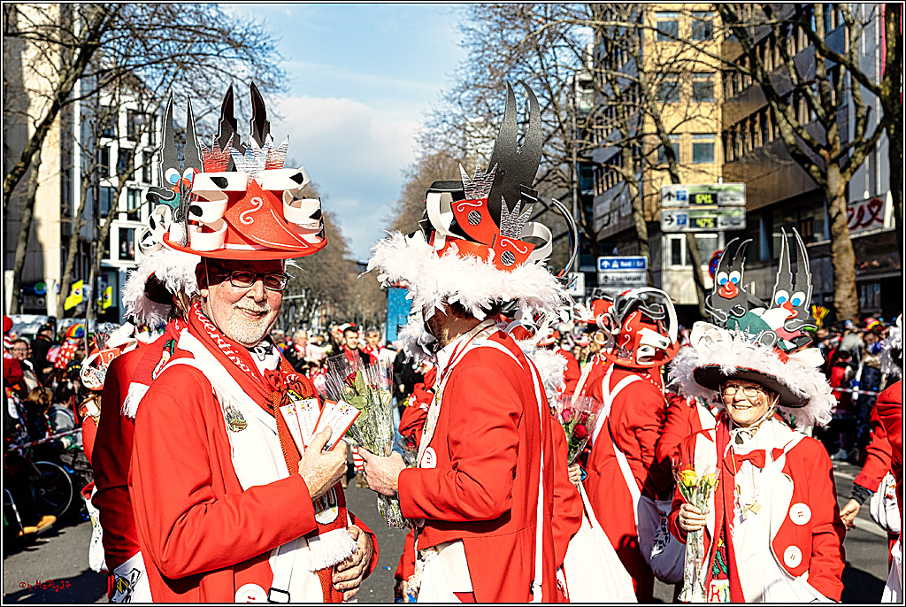 1.Stassenbahnsitzung Rosenmontagszug 2023 - Club Einundfünfzig; Koeln, 20.02.2023