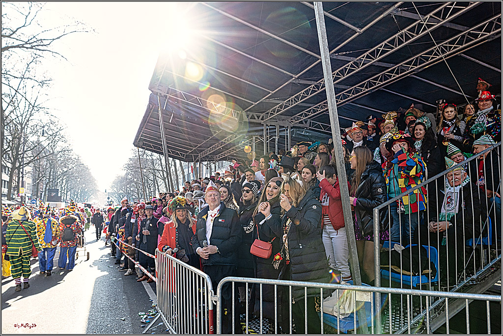 1.Stassenbahnsitzung Rosenmontagszug 2023 - Club Einundfünfzig; Koeln, 20.02.2023