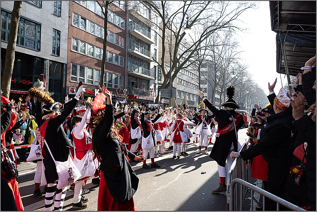 1.Stassenbahnsitzung Rosenmontagszug 2023 - Club Einundfünfzig; Koeln, 20.02.2023
