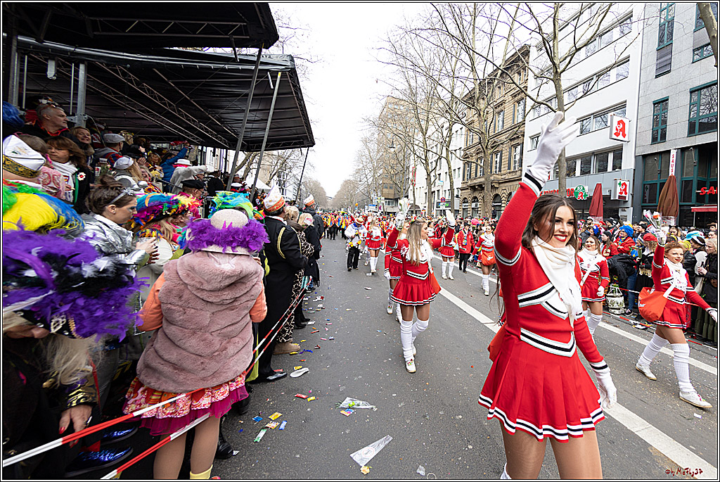 1.Stassenbahnsitzung Rosenmontagszug 2023 - Club Einundfünfzig; Koeln, 20.02.2023