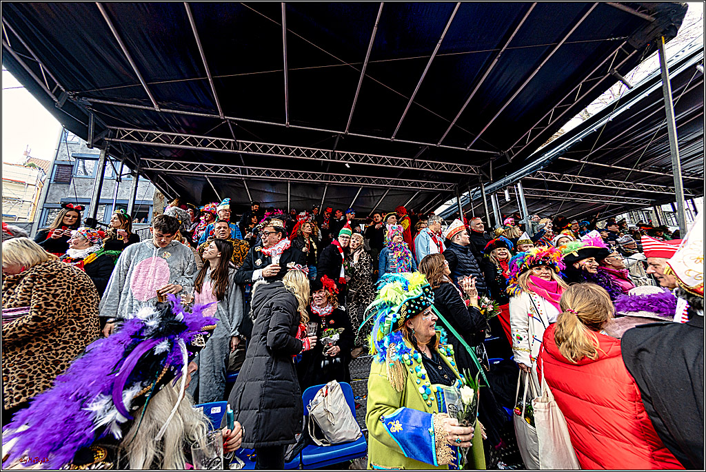 1.Stassenbahnsitzung Rosenmontagszug 2023 - Club Einundfünfzig; Koeln, 20.02.2023