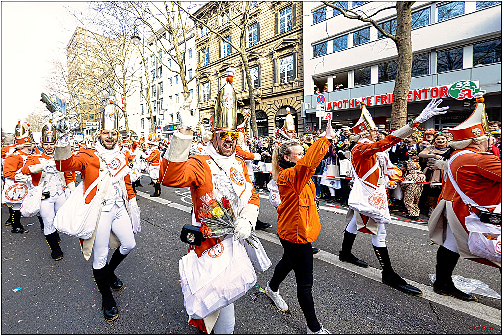 1.Stassenbahnsitzung Rosenmontagszug 2023 - Club Einundfünfzig; Koeln, 20.02.2023
