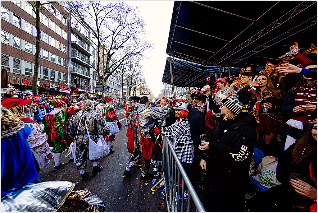 1.Stassenbahnsitzung Rosenmontagszug 2023 - Club Einundfünfzig; Koeln, 20.02.2023