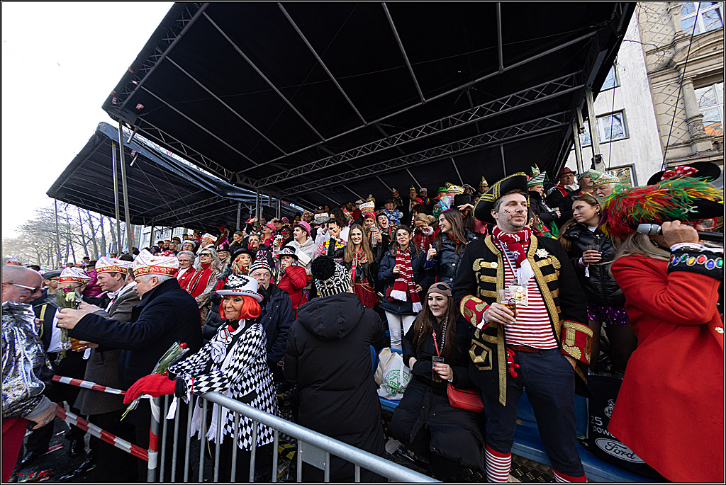 1.Stassenbahnsitzung Rosenmontagszug 2023 - Club Einundfünfzig; Koeln, 20.02.2023