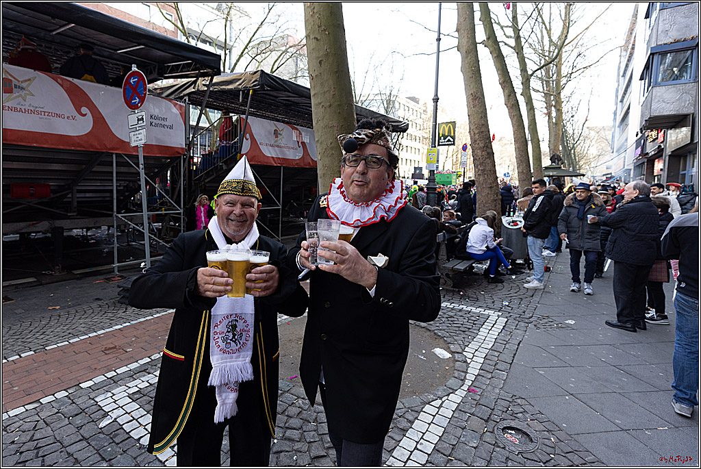 1.Stassenbahnsitzung Rosenmontagszug 2023 - Club Einundfünfzig; Koeln, 20.02.2023